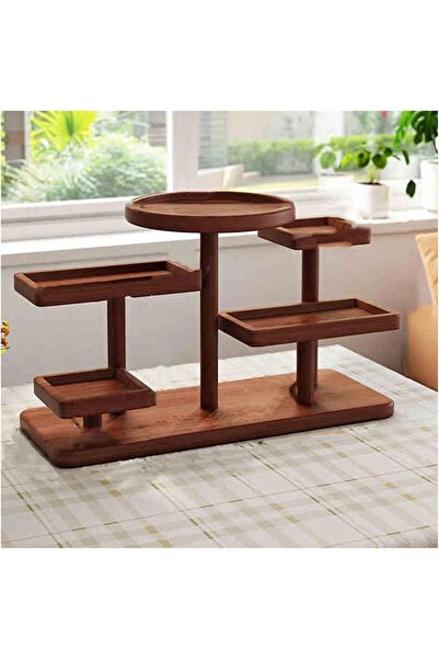 Arabest Solid Wood Flower Stand,Multi-Layer,Three-dimensional Potted Plant St...