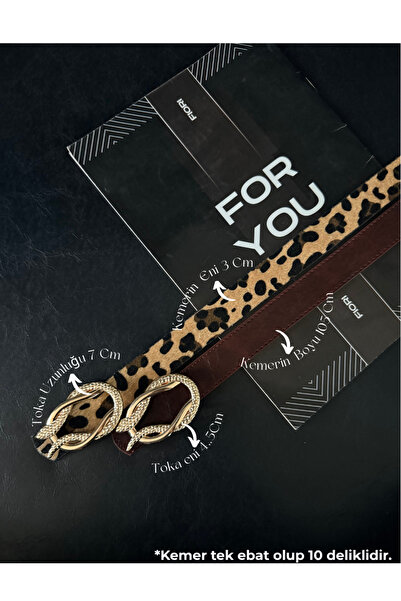 Fiori Gold Snake-Buckle Women's Trousers Belt, Jacket Belt, Dress Belt, Shirt...