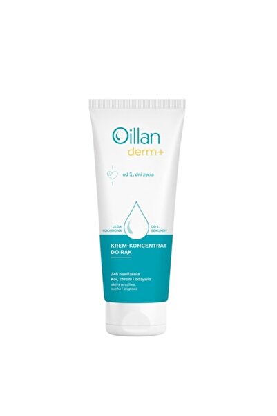 Oillan Derm+ cremă de mâini concentrată, 75ml, pentru piele sensibilă și usca...