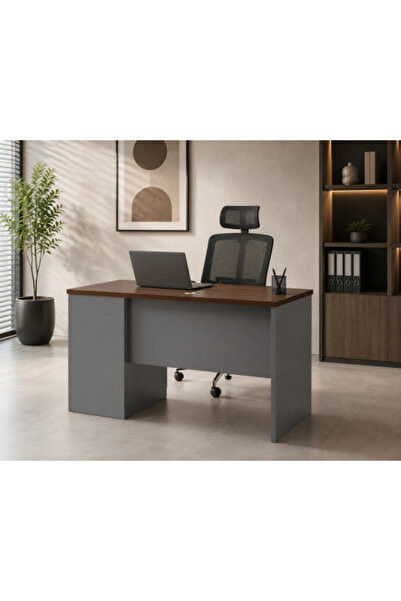 on home طاولة مكتب OT-6605 بلون بني داكن