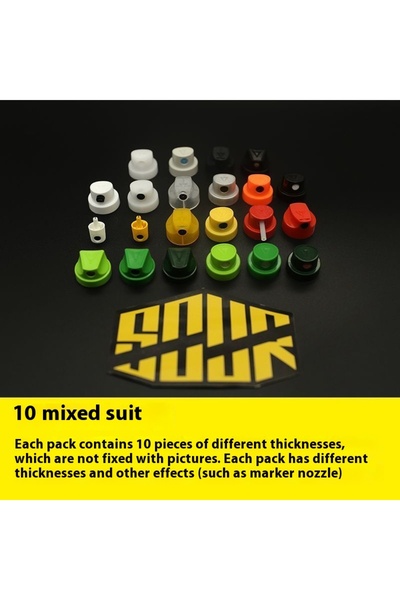 Choice1 10 nozzles randomly 6/10pcs Graffiti Cap Germany Graffiti Nozzle Diff...