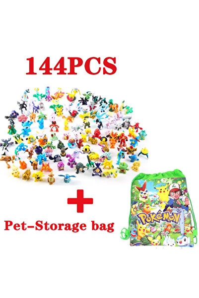 Choice5 144 Pcs With Bag 144 Pet Pok É Mon Figurines Pok É Mon Pok É Mon Twis...