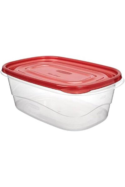 RUBBERMAID حاويات طعام مستطيلة عميقة من تيك ألونجز مع أغطية، سعة 8 أكواب (1.8...