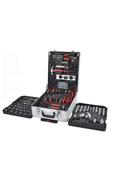 Malatec Trusă de scule profesională 187 piese, tip troler, valiză metalică cu...