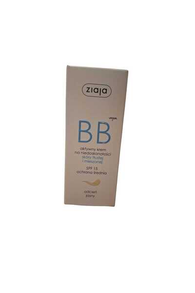 Ziaja BB cream pentru ten gras si mixt , Ziaja, Nuanță deschisă, SPF 15, 50 ml