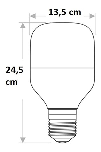 Cata 45W 3200K Led Ampul E27 Duylu Beyaz Işık CT-4242B