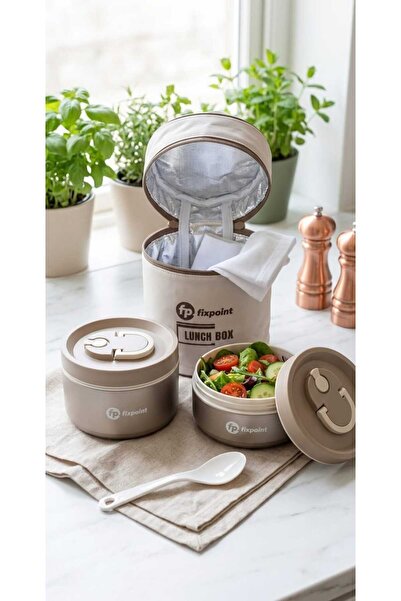 ALPA STORE FIXPOINT 1040 ML ÇELİK BESLENME KABI YEMEK KUTUSU LUNCH BOX SEFER ...
