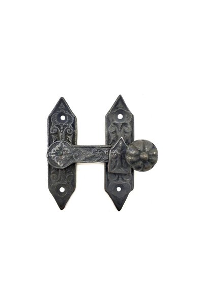 OEM Antique Style Decorative Brass Door and Window Latch - 86X72 Mm, Oxide