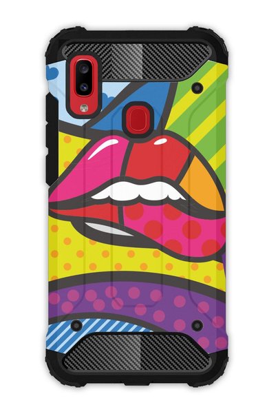 EGSTECH Galaxy A20 - A30 Case Army Tank Full Protection Anti-Shock - Lip Graphic