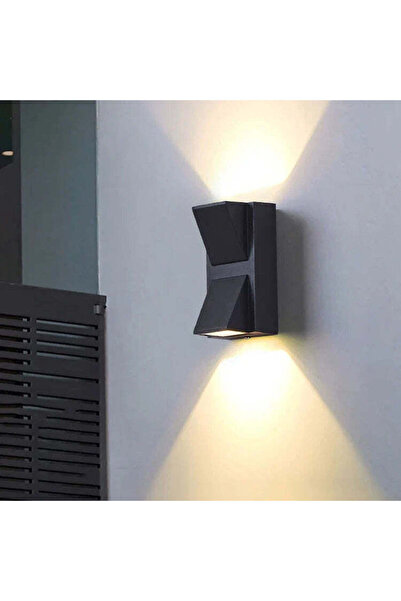 OEM Aplica LED Scarlat Exterior, 6W, Negru, Metal, IP65, 3000K