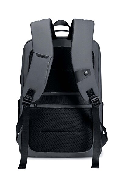 Arctic Hunter Laptop Backpack Water Resistant Polyester Daypack with Built In USB/Headphone Port Computer Bag for Men Women B00555 Grey