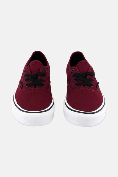 Vans Women Authentic Lace Up Shoes, Red
