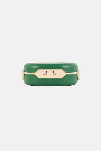 Flaneur Plastic Compact Lunch Box With Secure Latches 780 ml, Dark Green