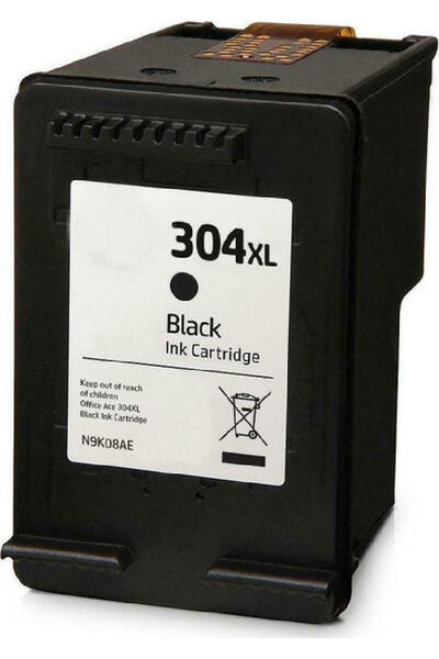 Premium Συμβατό Μελάνι InkJet Εκτυπωτή HP 304 XL N 9 K 08 AE 14 ml Μαύρο 1 τε...