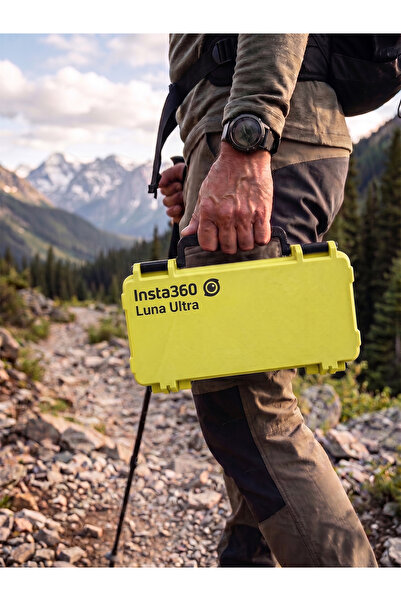 insta360 Luna Ultra Uyumlu Rugged Armour Taşıma Çantası Kulplu