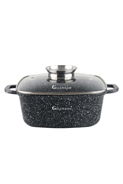 goldmann Roaster aluminiu turnat, 28x11 cm, 6.5L, inductie, acoperire ceramic...
