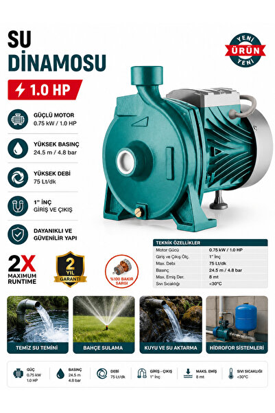 Tricraft 1,0HP SU DİNAMOSU