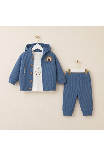 Alvadonna Baby Boy Hooded Triple Set