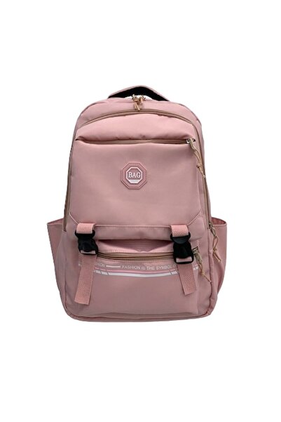 OEM Rucsac școlar, 30x14x45cm, roz, 6517-1