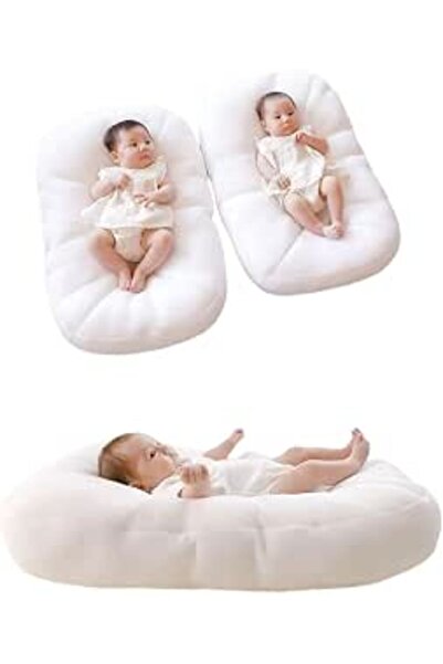 BYBEO Baby Nest Bed, Newborn Nursery Pillow, Infant Breastfeeding Pillows, To...
