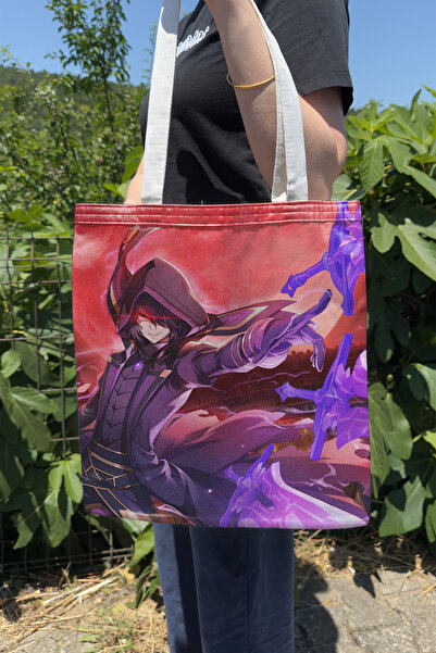 ZipZap The Eminence in Shadow V4 Summer Winter Double-Sided Canvas Print Tote...