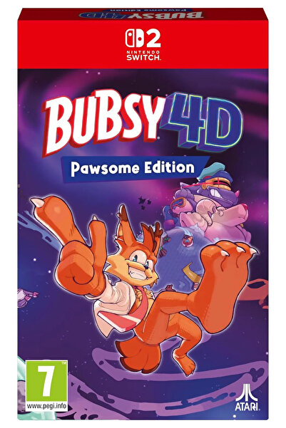 Nintendo Switch 2 Bubsy 4D: Pawsome Edition – Switch 2 - Fiziki Kartuş Oyun