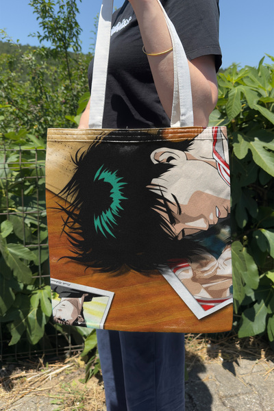 ZipZap Slam Dunk V2 Summer Winter Double-Sided Canvas Print Tote Bag Anime Bag