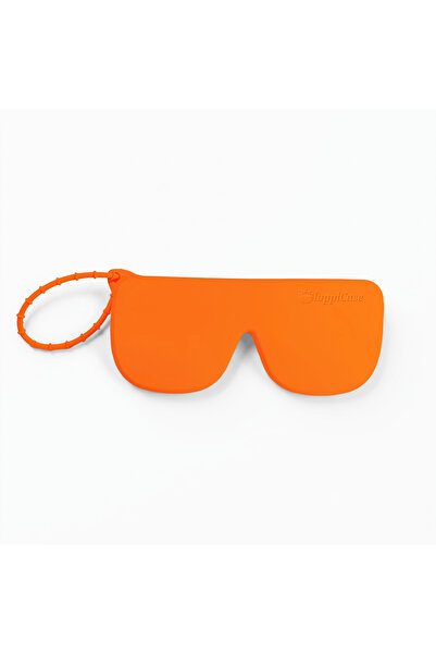 PALTO TASARIM Orange Silicone Glasses Case - Glass Protector Case with Strap