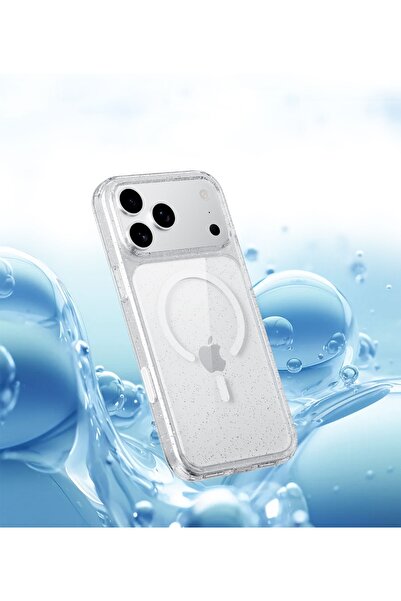 Cellara Capac Protectie Spate Colectia Crystal Shine Magsafe Pentru Iphone 17 - Transparent
