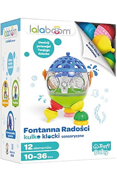Trefl Joc senzorial pentru bebelusi Lalaboom, Trefl, 12 elemente, 10-36 luni,...