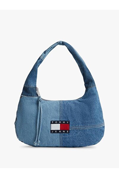 Tommy Hilfiger TJW DENIM PATCHWORK SHOULDER BAG