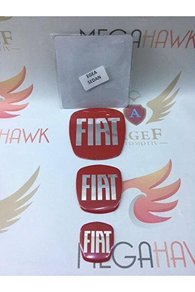 GARDENAUTO Fıat Egea Sedan/hb - Arma Plasto Set of 3 (Color/Case Options)