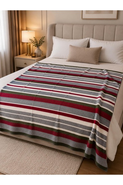 WOOLY LIFE Blanket Double Size Tv Blanket Rainbow
