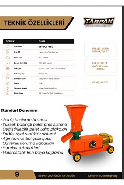 TARPAN YEM PELET MAKİNESİ