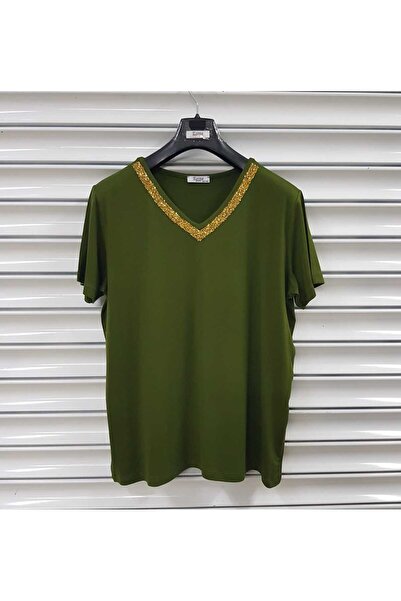 Esina Women's Viscose Blouse with Stone Detail