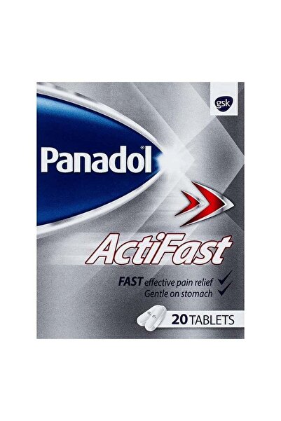 Panadol ActiFast Tablets 20’s (Fast Absorption Headache & Pain Relief)