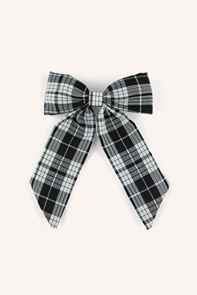 DeFacto Plaid Bow Girl's Hair Clip I2702A8Ns