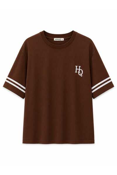 HANIQA Μοντέρνο T-Shirt με λεπτομέρεια σε στυλ γραμμών