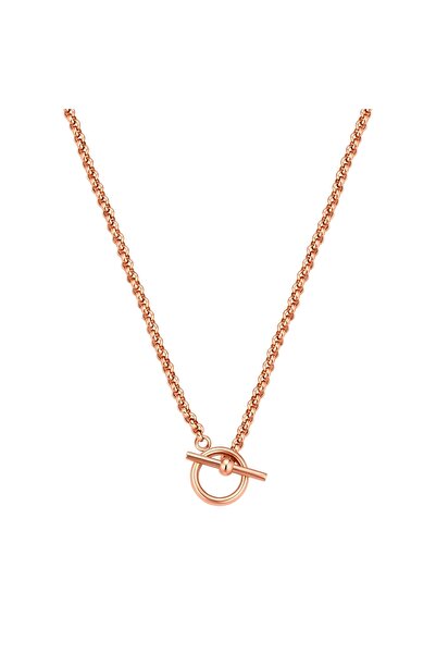 Glanzstücke München Edelstahlhalskette Kette Edelstahl roségold