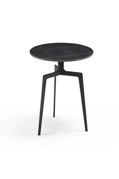 Roots Furniture طاولة جانبية من الحجر المُلبد بتصميم شبحي