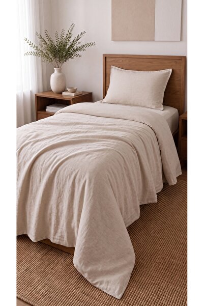 RH Rosehan 100% Cotton Linen Single Duvet Cover Set with Elastic Sheet 160X20...