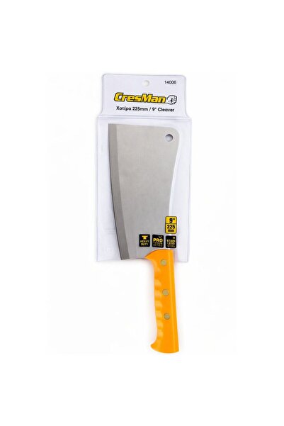 CRESMAN Σάτιρα πλαστική λαβή κίτρινη 22.5cm 9 βαρέως τύπου 875g