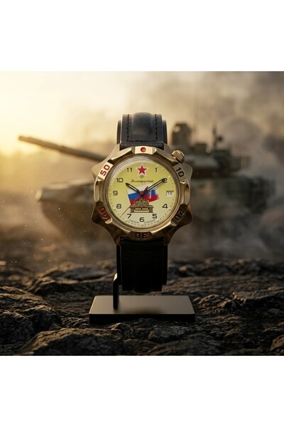 ESKİ YENİ ANTİK Vostok Komandirskie 539295 Mechanical Hand-Winding Men's Wris...
