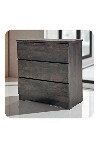 DEC39 Modern Wooden 3 Drawer Chest of Drawers Storage Cabinet