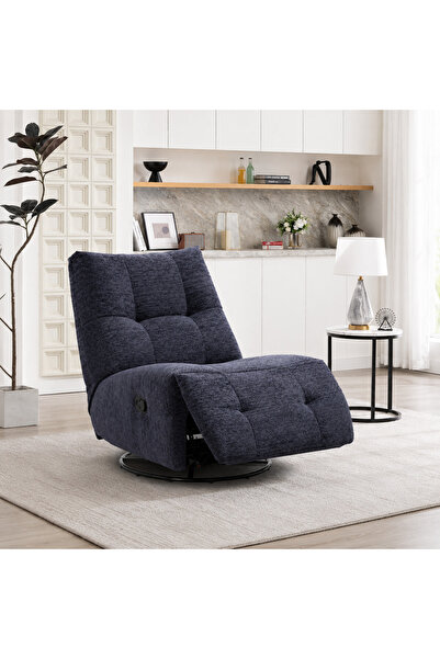 Roots Furniture كرسي جونو بلو قابل للإمالة مع خاصية الدوران