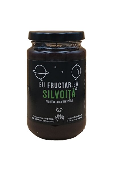 Silvoiță Magiun din prune ecologice (Organic Plum Jam), Silvoiță, 380g, Fructar