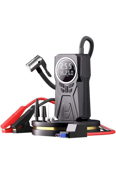 Promagg Robot de pornire auto portabil 3000A cu compresor de aer și power ban...