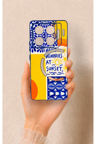 Vip Case Infinix Gt 20 Pro Compatible Sunset Patterned Silicone Case
