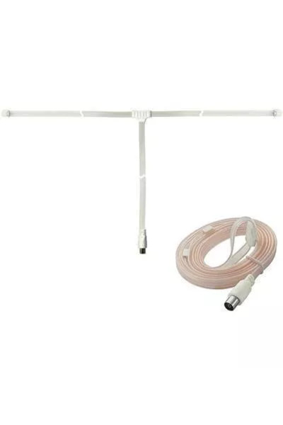 goobay Antenă dipol FM cu conector coaxial mamă
