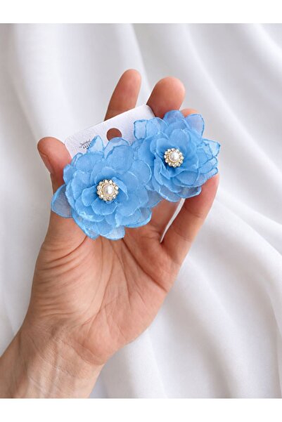 WOWMOM Clip-On Flower Earrings – Non-Pierced Earrings Set with Pearls and Sto...
